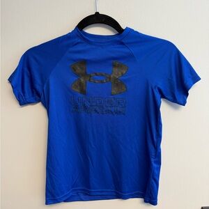 Boy’s Under Armour Blue Short Sleeve Tee